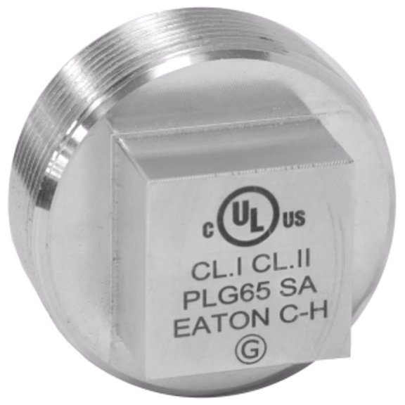 Crouse-Hinds PLG25 SA, Exp Proof Conduit Plug, 3/4 Al Sq Head Plg, 1 PC