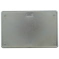 thumbnail image 1 of Crouse-Hinds S1003G, 3-Gang, Iron, Blank, Device Box Cover with Gasket, 1pc, 1 of 2