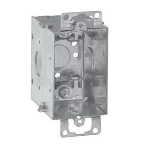 Crouse-Hinds TP668 Steel 1-Gang Gangable Switch Box 2 Inch x 3 Inch x 2-3/4 Inch 14 Cubic-Inch