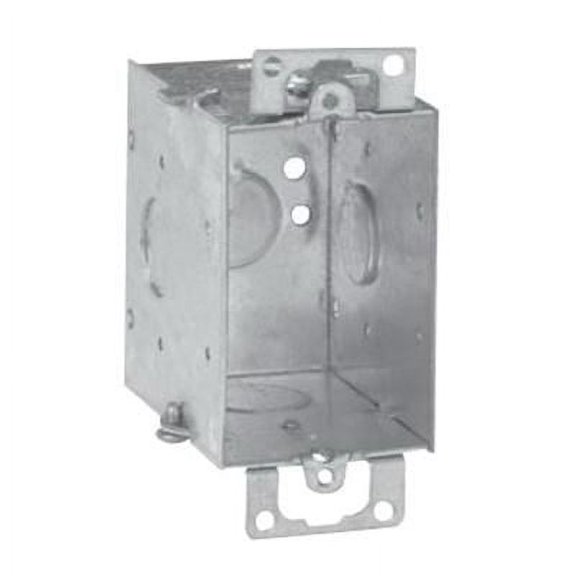 Crouse-Hinds TP676 Steel 1-Gang Gangable Switch Box 2 Inch x 3 Inch x 2-3/4 Inch 14 Cubic-Inch