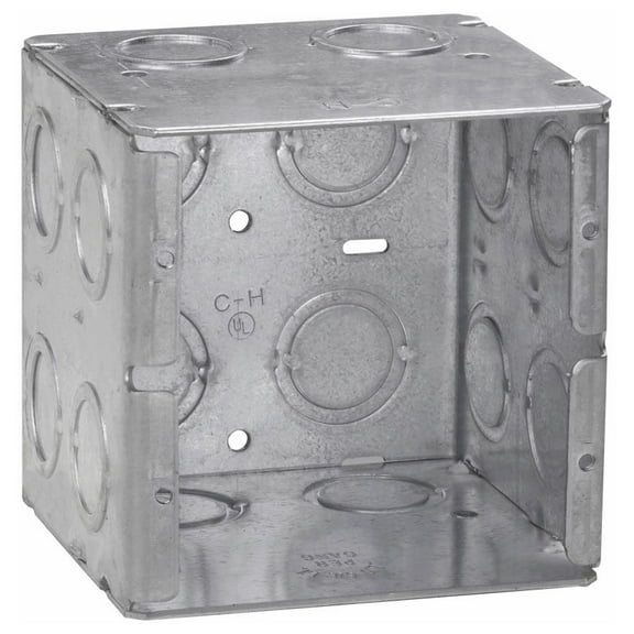 Crouse-Hinds TP692, Electrical Masonry Box, 3 G 3 1/2 Dp 1/2 & 3/4 Ko, 1 PC