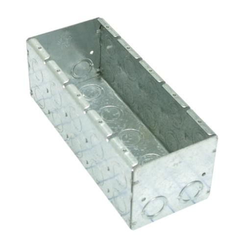 Crouse-Hinds TP694 Steel Screw-On Mount 5-Gang Masonry Box 9-3/16 Inch x 3-3/4 Inch x 3-1/2 Inch