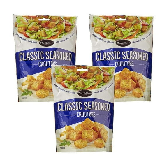 Croutons Classic Seasoned Restaurant , 5 Ounce (Pack of 3)