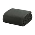 thumbnail image 1 of Crover All Season Thermal Waffle Cotton King Blanket Black, 1 of 2
