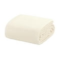 thumbnail image 1 of Crover All Season Thermal Waffle Cotton Twin Blanket Ivory, 1 of 2
