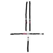 Crow 11184WA Wrap 5 Point Racing Harness, 1 3/4 Inch, Black
