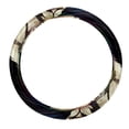 thumbnail image 1 of Crow 14.5 Inch Printing PVC Leather Car Wheel Covers Steering Wheel Covers Auto Accessories, 1 of 6