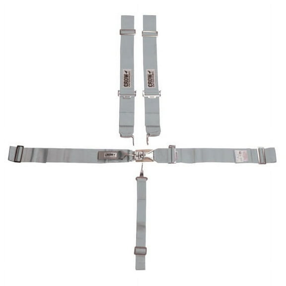 Crow 20054 Sprint/Midget 5-Point Wrap-Around Racing Harness,Black