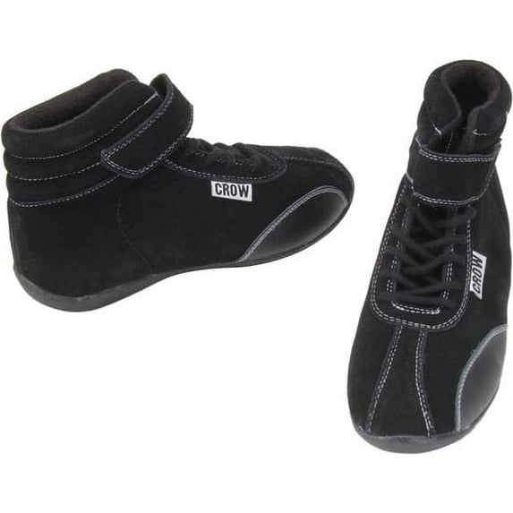 Crow 22400BK Junior Driving Shoes, Mid Top, Size 4