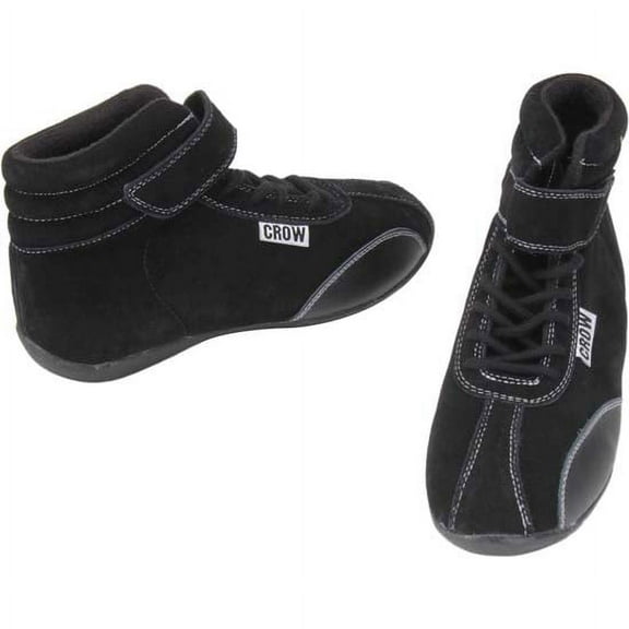Crow 22600BK Junior Driving Shoes, Mid Top, Size 6
