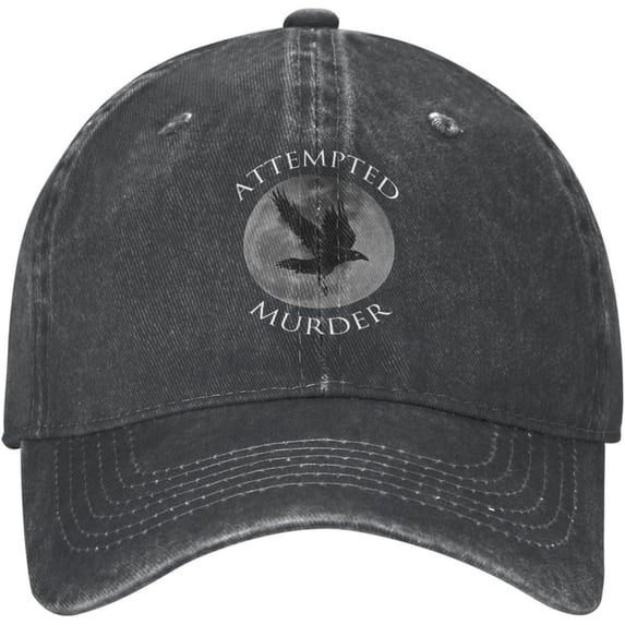 Crow Baseball Hats for Women Attempted Murder Cap for Womens Beach Baseball Hats