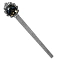 thumbnail image 1 of Crow Beautiful Silver Lace-Edged Bookmark: a Gift for Readers and Book Lovers, 1 of 5