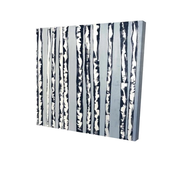 Begin Home Decor 2080-1616-LA52-1 16 x 16 in. Small Birch Trees-Print on Canvas