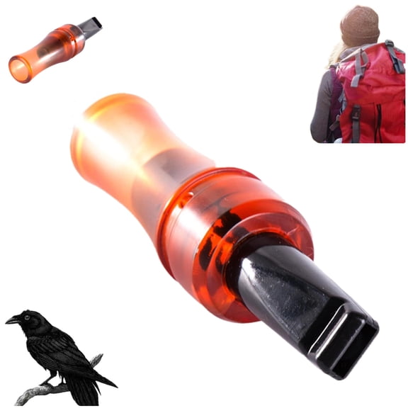 Crow Call, Caller to Attract Crows, Portable Crow Bird Whistle with Realistic Sound Imitation Bird Entrapping Whistle, CrowWhistle for Outdoor, Beginners, Professional,an Ideal Gift for Nature Lovers