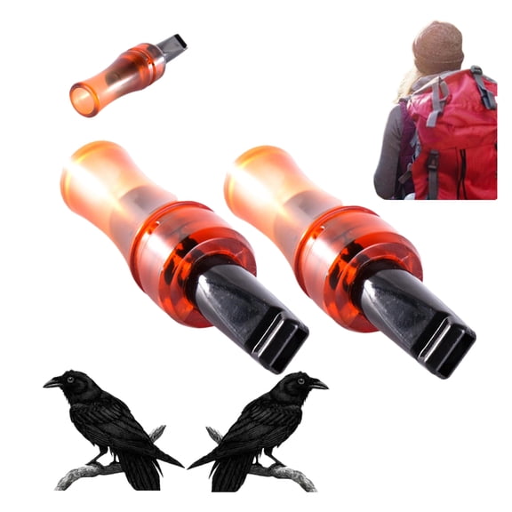 Crow Call, Caller to Attract Crows, Portable Crow Bird Whistle with Realistic Sound Imitation Bird Entrapping Whistle, CrowWhistle for Outdoor, Beginners, Professional,an Ideal Gift for Nature Lovers