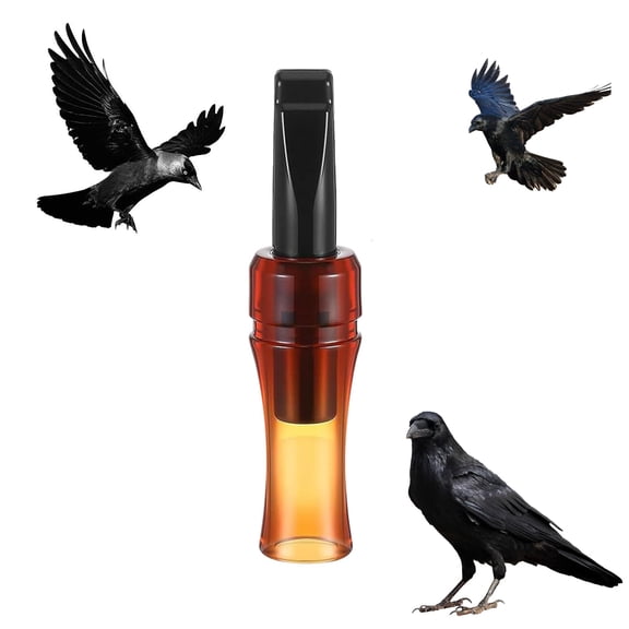Crow Caller to Attract CrowsCrow Call Whistle,Raven Portable Crow Luring Whistle, Decoying Imitation Hunting Crow Caller Whistles,Crow Whistle,for Outdoor, Beginners, Professional