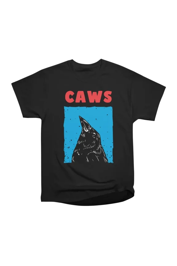 Crow Caws T-Shirt Tee Gift For Him Merch For Her Apparel For Friend