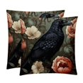 thumbnail image 1 of Crow Covers Inserts with Unique Patterns - Set of 2 Chair Pillow Covers, Available in 16x16, 18x18, 20x20 Inches for Any Occasion, 1 of 6