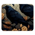 thumbnail image 1 of Crow Desk Pad Mouse Mat Gaming Mouse Pad | Square 8.3x9.8 Inch Non-Slip Rubber Bottom Printed Suitable for Office and Gaming, 1 of 6