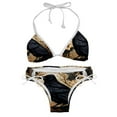 thumbnail image 1 of Crow Detachable Sponge Adjustable Strap Bikini Set 2-Pack for Various Scenes, 1 of 6
