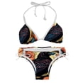 thumbnail image 1 of Crow Detachable Sponge Adjustable Strap Bikini Set Swimsuit Two-Pack Swimming Suits - Beach Vacation Swimwear, 1 of 6