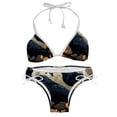 thumbnail image 1 of Crow Detachable Sponge Adjustable Strap Bikini Set Two-Pack - Ideal for Beach & Pool Parties, 1 of 6