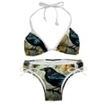 thumbnail image 1 of Crow Detachable Sponge Adjustable Strap Bikini Set Two-Pack - Ideal for Beach & Pool Parties, 1 of 1
