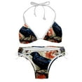 thumbnail image 1 of Crow Detachable Sponge Adjustable Strap Bikini Set Two-Pack Swim Suits - Ideal for Beach and Pool Scenes, 1 of 6