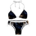 thumbnail image 1 of Crow Detachable Sponge Adjustable Strap Bikini Set - Two-Pack Swim Wear One-Piece Swimsuits, 1 of 6