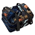 thumbnail image 1 of Crow Double Layered Insulated Lunch Bag with Two Compartments, Large Capacity, Refrigeration Capability, and Hand Carry Design - 7.1x11.4x16.1 Inches, 1 of 6