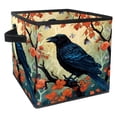 thumbnail image 1 of Crow Foldable Storage Baskets with Handle, 10.8"x10.5"x10.6" - Large Capacity Toy Box Storage Box, 1 of 6