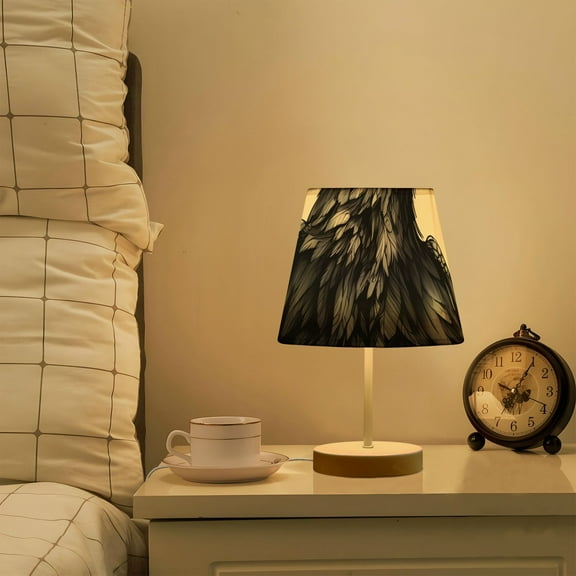 Crow Head Bird LED Desk Lamp Table Lamp USB Bedside Nightstand Small Lamp for Bedroom Living Room Kids Room