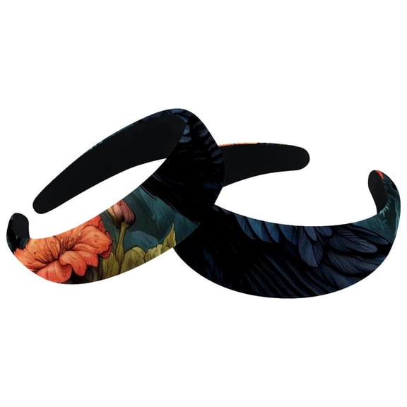Crow Headbands, Fashion Unisex Hairband Headwear Hair Hoop Hair Accessories