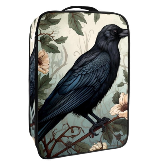 Crow High-Quality Polyester Shoe Boxes - Durable and Space-Saving Storage Solution, 23x31cm/9x12in,