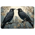 thumbnail image 1 of Crow Kitchen Rug Outdoor Carpet Door Mat Polyester Non-Slip Machine Washable, 1 of 6