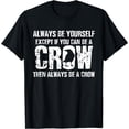 thumbnail image 1 of Crow Lover Raven Bird Vintage T-Shirt, 1 of 3