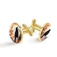 thumbnail image 1 of Crow Men's Stainless Steel Cufflink Set for Dress Shirts - for Formal Events, 1 of 1