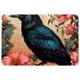thumbnail image 1 of Crow Non-Slip Polyester Kitchen Mat Door Rugs Indoor Rug, Machine Washable, 1 of 1