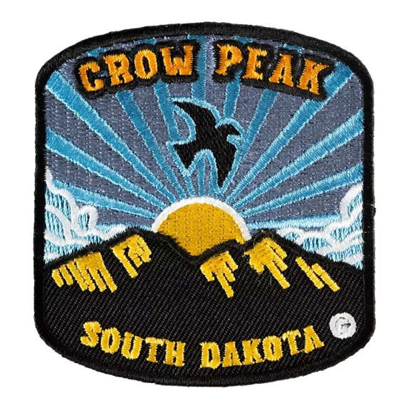 Crow Peak Summit Spearfish SD Patch, South Dakota Patches