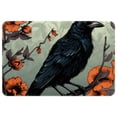 thumbnail image 1 of Crow Polyester Non-Slip Outdoor Carpet Door Mat - Machine Washable Door Rugs, 1 of 6