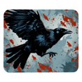 thumbnail image 1 of Crow Printed Non-Slip Rubber Bottom Gaming Mouse Pad 8.3x9.8 Inch Square Office and Gaming Mouse Mat, 1 of 6