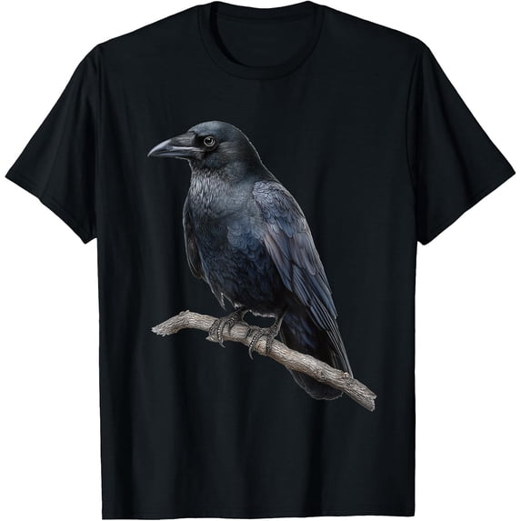 Raven Application Crow Raven Bird Graphic T-Shirt - Walmart.com
