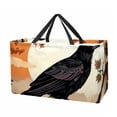 thumbnail image 1 of Crow Reusable Foldable Oxford Cloth Storage Bins: Large Capacity Shopping Bags for Laundry and More, 1 of 7