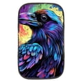 thumbnail image 1 of Crow Soft and Comfortable 12.5x8.2 Inch Furry Printed Car Armrest Cover - Car Armrest Mat - Armrest Cover, 1 of 6