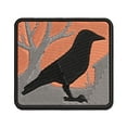 thumbnail image 1 of Crow Solid Applique Multi-Color Embroidered Iron-On Patch - 3 Inch Medium, 1 of 5