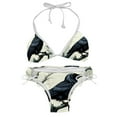 thumbnail image 1 of Crow Stylish Bikini Set with Detachable Sponge & Adjustable Strap 2-Pack - Beach Ready!, 1 of 6