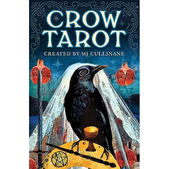 Crow Tarot: 78-Card Rider-Waite(r) Style Tarot Deck with Mystical Crow & Raven Artwork - Includes Guidebook, Intuiti, (Hardcover)