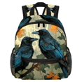 thumbnail image 1 of Crow Traveling Backpack School Bags Cute College Backpack Baby Bag Lightweight Large Capacity Printed Design Adjustable Shoulder Strap Suitable, 1 of 6