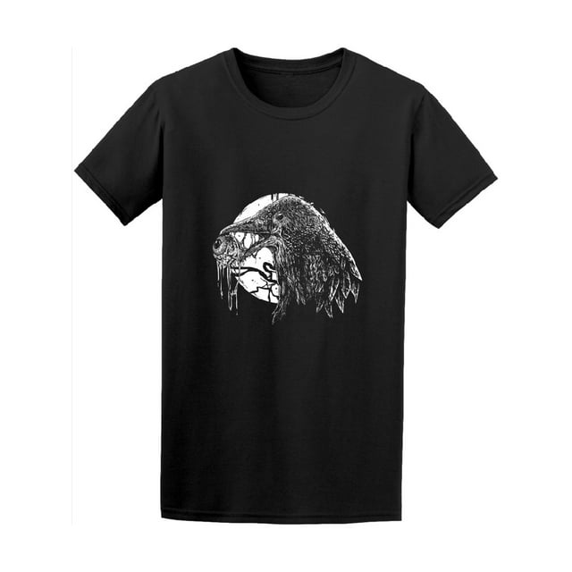 Crow With Eye Graphic Men T-Shirt - Image by Shutterstock, Male Small