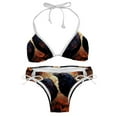 thumbnail image 1 of Crow Women's Bikini Set with Detachable Sponge and Adjustable Strap - Two-Pack | Ideal for Swimming and Beach Scenes, 1 of 6